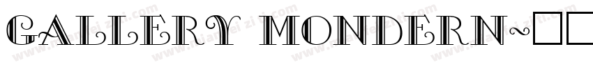 gallery mondern字体转换